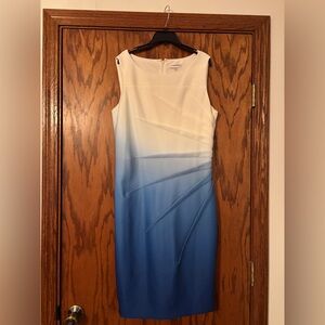 NWOT Calvin Klein sleeveless sheath dress. Size 12.